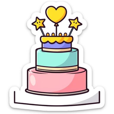 Happy anniversary sticker
