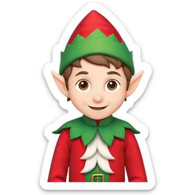 elf on a shelf  sticker