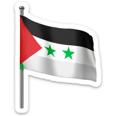Flag of Free Syria sticker