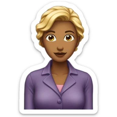 femme qui embrasse une femmme sticker