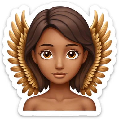 hyperpigmentation with wings sticker