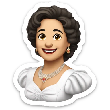 Victoria Espinosa, mujer excepcional comprometida con su patria, luchadora constante y pilar máximo del teatro puertorriqueño y nacional, quedará inmortalizada por sus años de trayectoria. “Madre y Maestra” del teatro puertorriqueño,  sticker