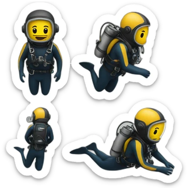 scubadiver sticker