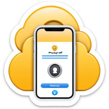 Privacy risks and identity theft sticker