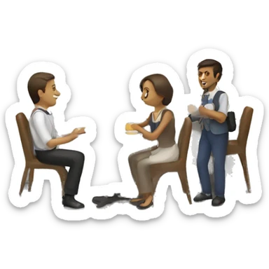 Adelecente ojs cafe sticker