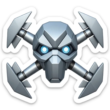 Haz un emoji del Pokémon metagross sticker