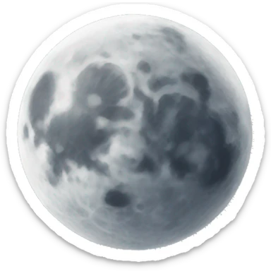 moon sticker