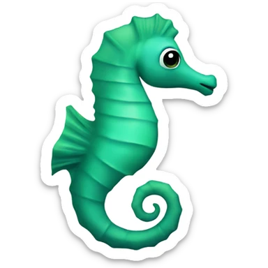 Seahorse sticker