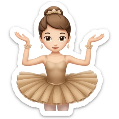 ballerina cappuccina  sticker