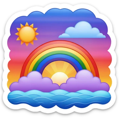 🎈🌄🌈 sticker