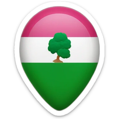 Bandera de Extremadura con una roca sticker