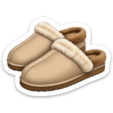 Fluffy Ugg House Slippers sticker