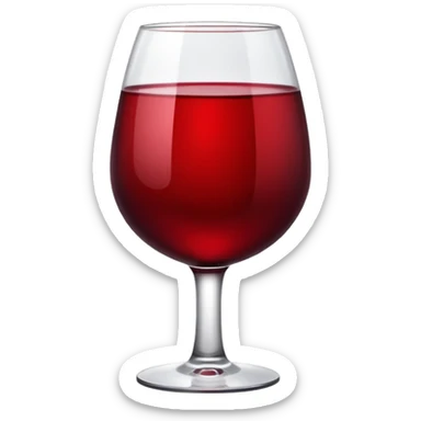 Red wine lip mark emoji png sticker