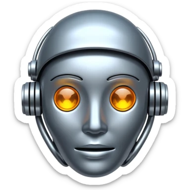 ma an emoji of AI sticker