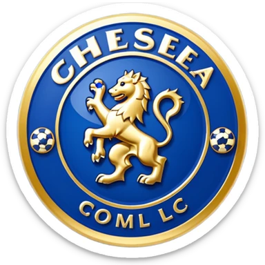 Chelsea Fc Logo 4k sticker
