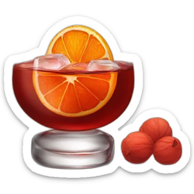 classy negroni in short glass sticker