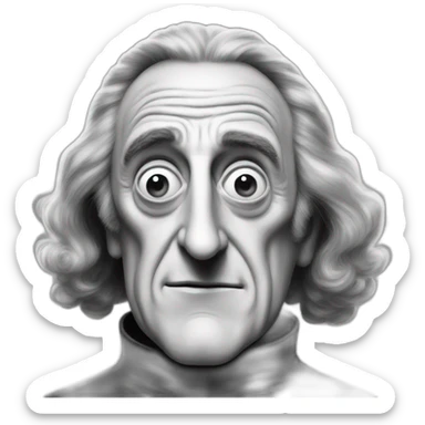marty feldman from young Frankenstein sticker