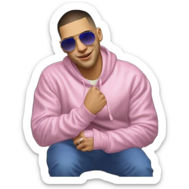 benito porto rico bad bunny trap latino peludo sticker