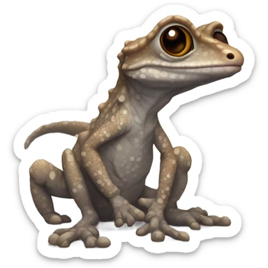 Gargoyle gecko sticker