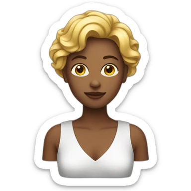 Femme en colère  sticker