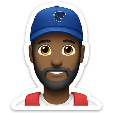 Beard guy with puma cap sticker