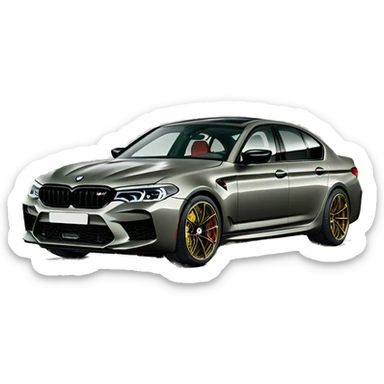 Bmw M5 cs sticker
