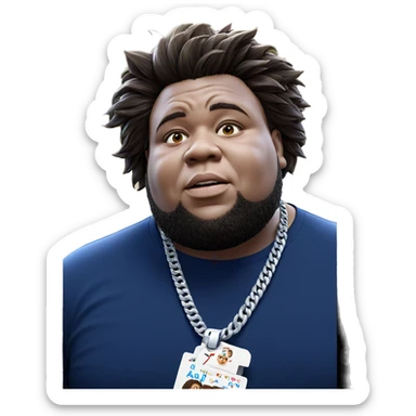 handsome boy in blue shirt sticker