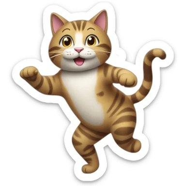 dancing-cat sticker