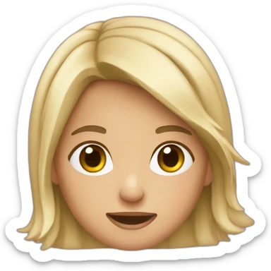 fille qui crache sticker