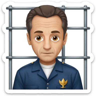 Nicolas sarkozy en prison  sticker