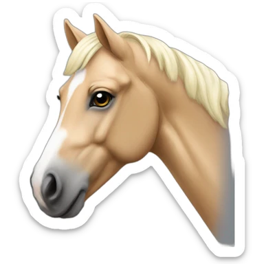 poney welsh palomino sticker