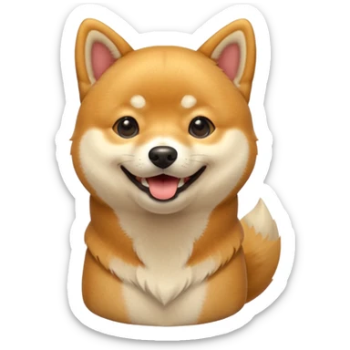 Shiba Jasper love sticker