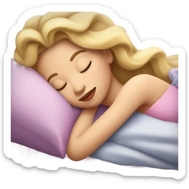 Sleeping beauty sticker