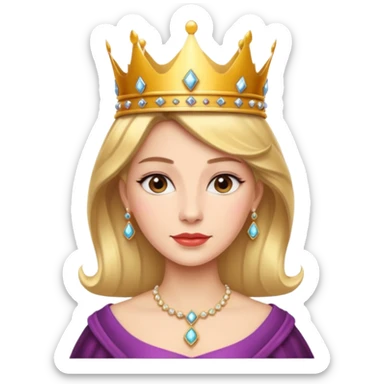 beautiful queen sticker