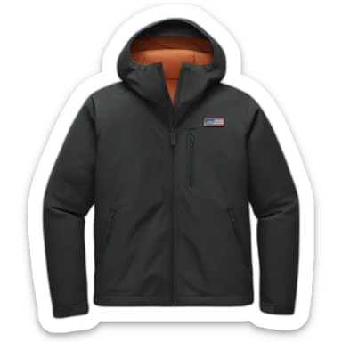 black-patagonia-jacket sticker