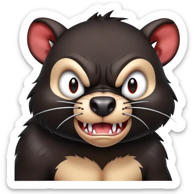 Demonio de tasmania  sticker