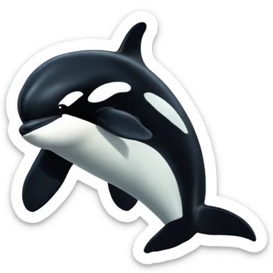 grizzle bear killer whale hybrid sticker