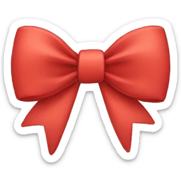 Bow sticker