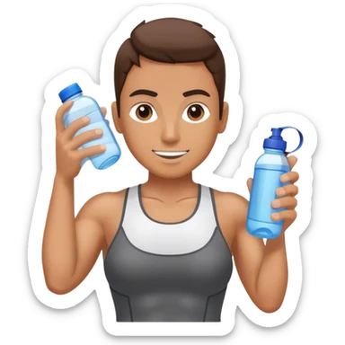 Me at the gym sticker