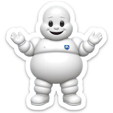 Michelin man sticker