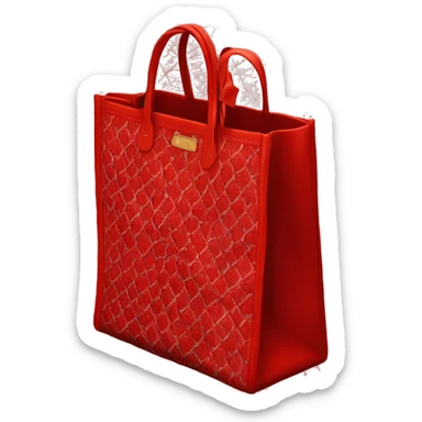 Goyard red tote bag sticker