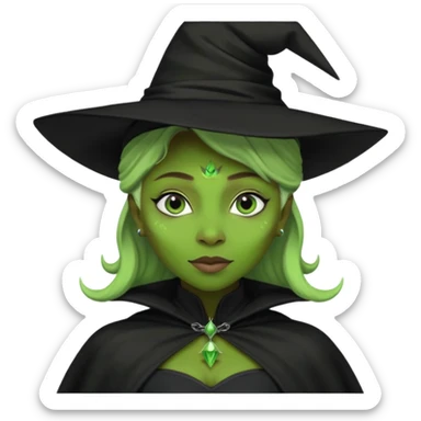 Elphaba wicked movieb Cynthia erivo sticker