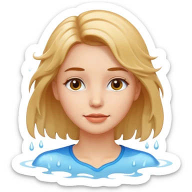 Hot shower clean girl sticker