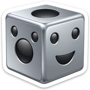 Cube sticker