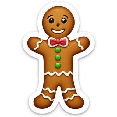 Gingerbread sticker