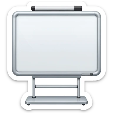 Whiteboard sticker