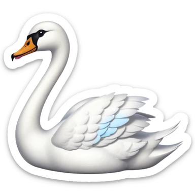 Swan sticker
