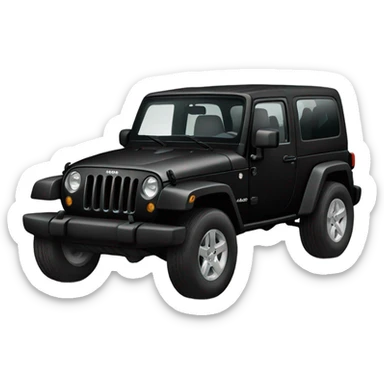 black jeep wrangler sticker