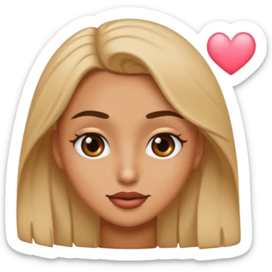 flirting eye roll  sticker