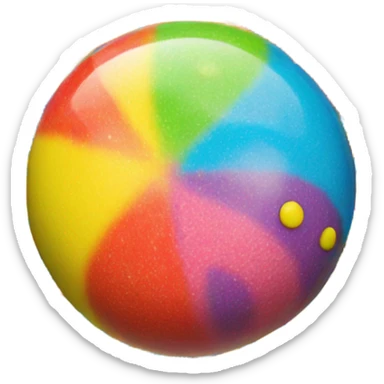 Person as a chewy jawbreaker sticker